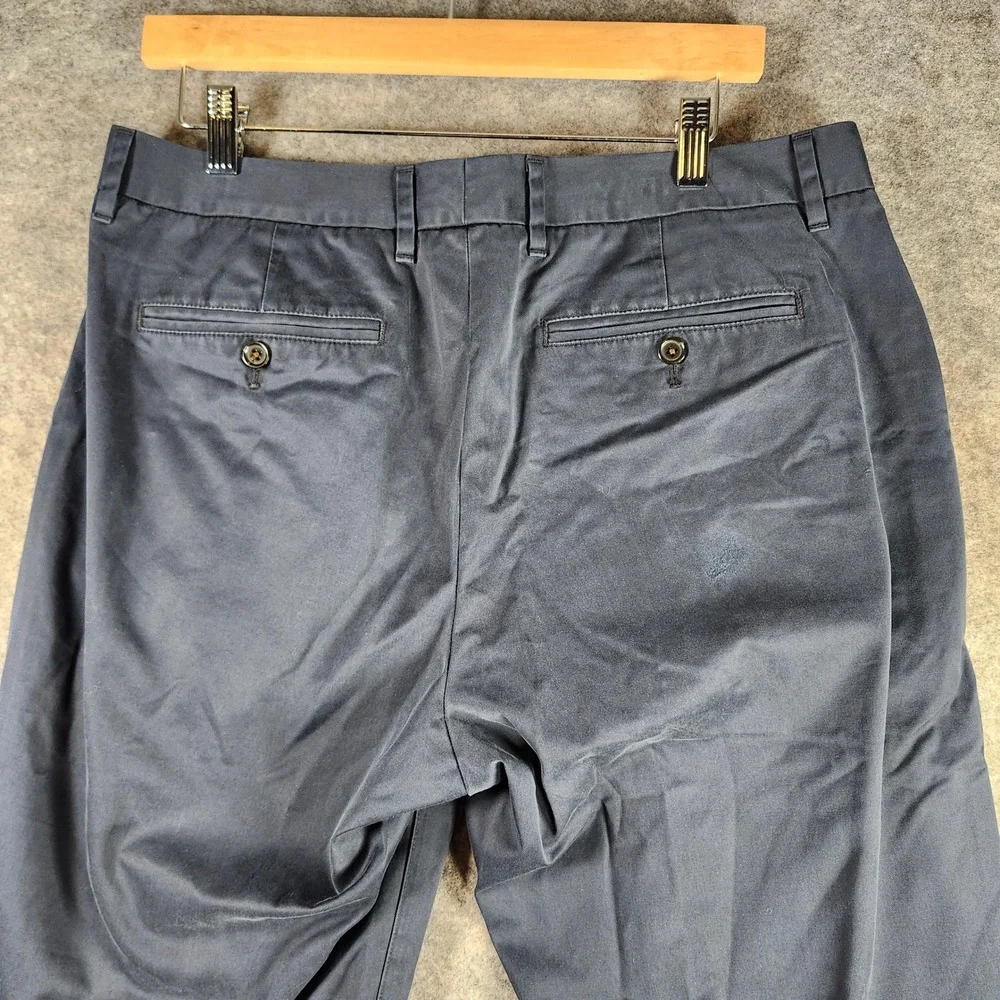 BONOBOS Weekday Warrior Monday Athletic Navy Blue Chinos Dress Pants Men‎ 34x34